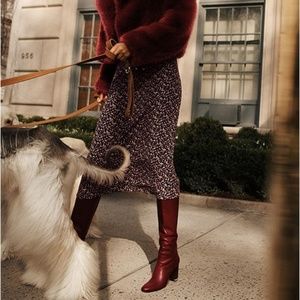 michael michael kors walker leather boot